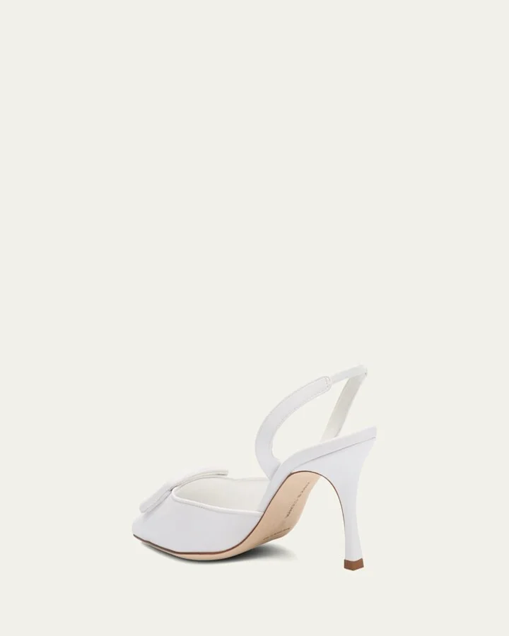 Maysli Leather Buckle Halter Pumps - Image 5