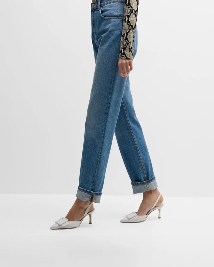Maysli Leather Buckle Halter Pumps - Image 2