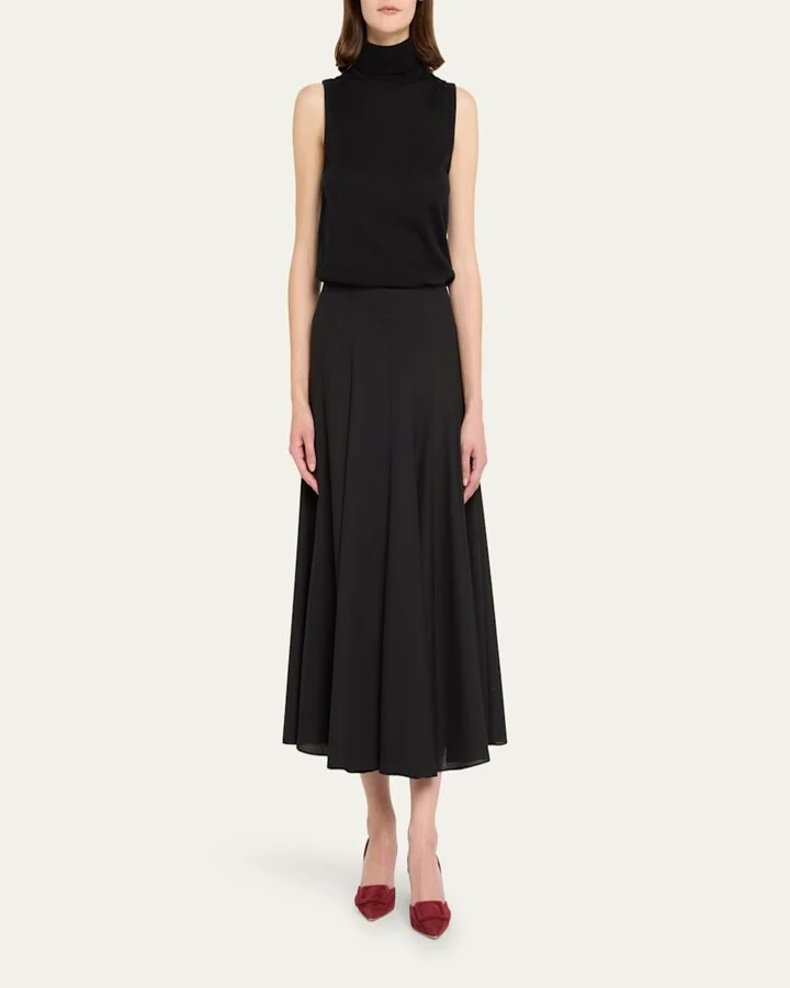Maysli Suede Buckle Halter Pumps - Image 8