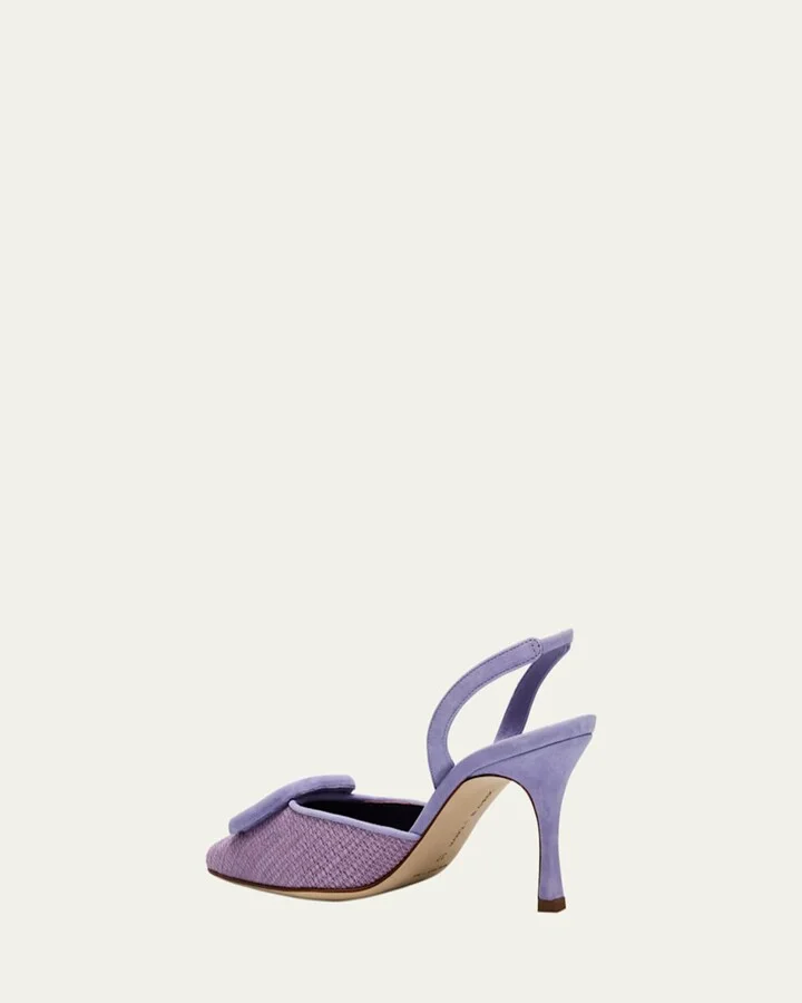 Maysli Woven Buckle Slingback Pumps - Image 2