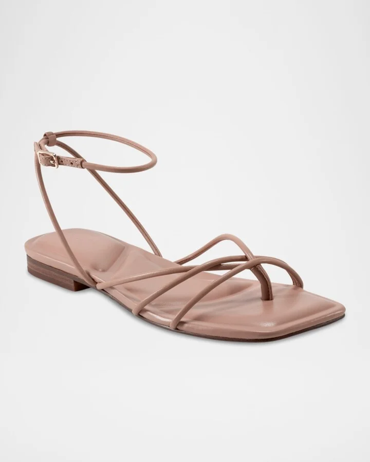 Mayte Strappy Tubular Ankle-Strap Sandals - Image 2