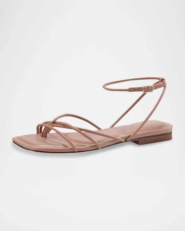 Mayte Strappy Tubular Ankle-Strap Sandals - Image 3