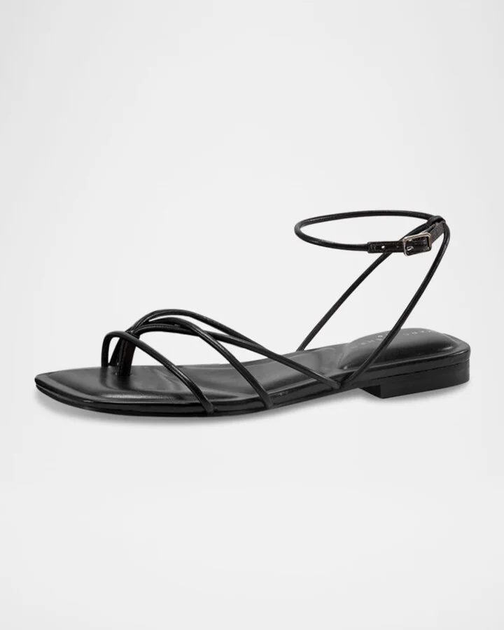 Mayte Strappy Tubular Ankle-Strap Sandals - Image 4