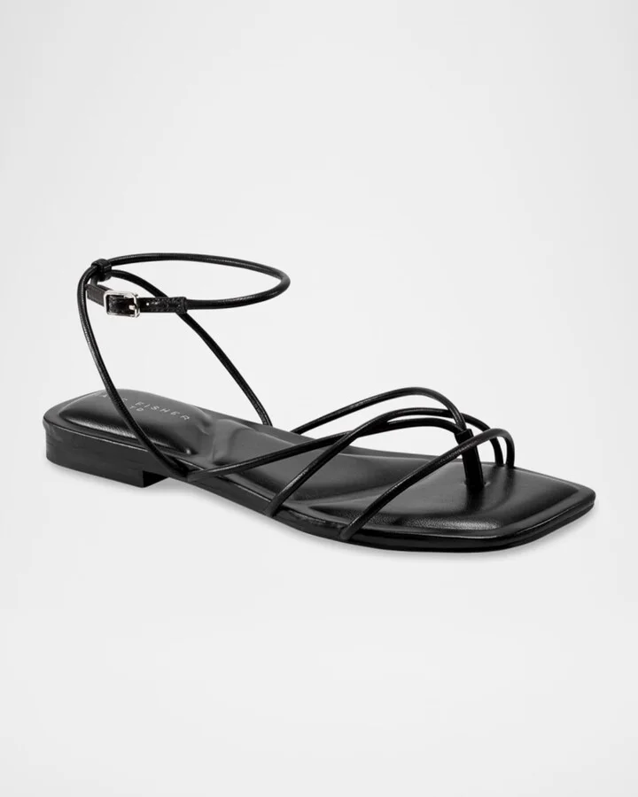 Mayte Strappy Tubular Ankle-Strap Sandals - Image 5