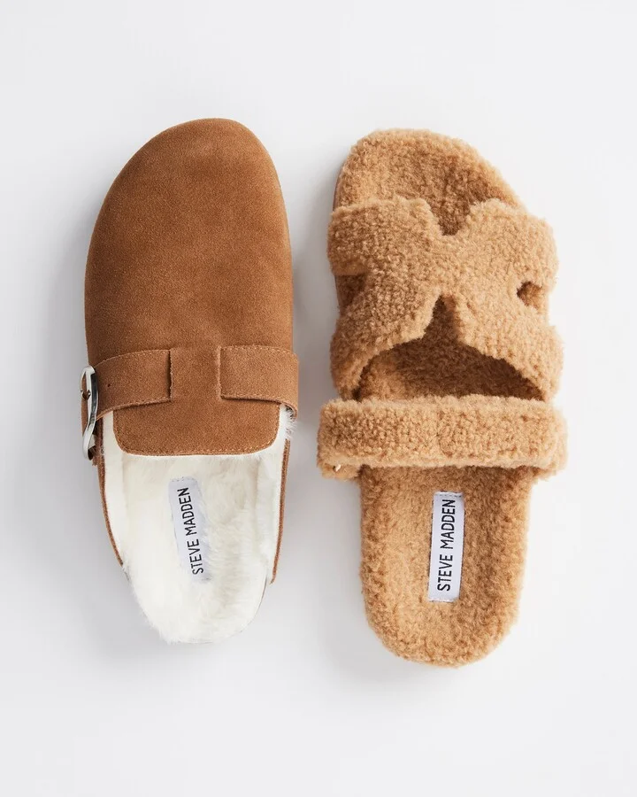 Mayven Faux Shearling Camel Fabric - Image 7