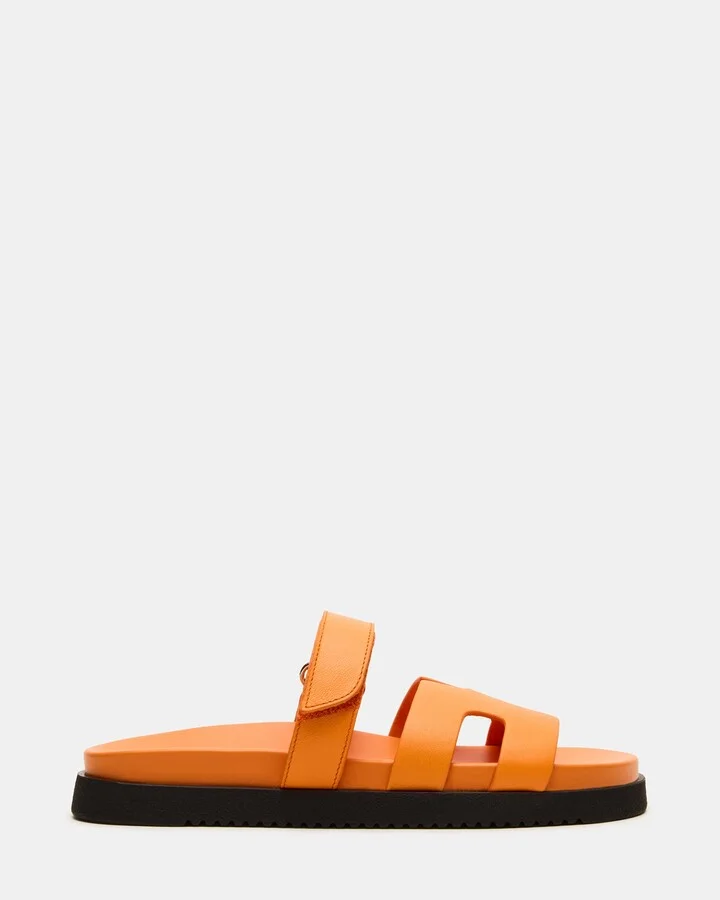 Mayven Orange Leather
