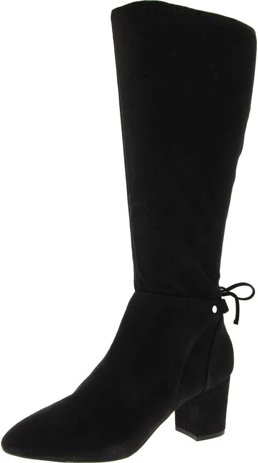 Mayviss Womens Padded Insole Round Toe Knee-High Boots