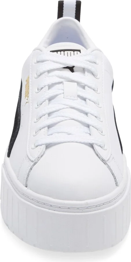 Mayze Leather Platform Sneaker - Image 4