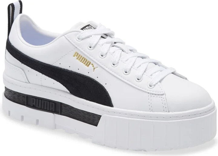 Mayze Leather Platform Sneaker