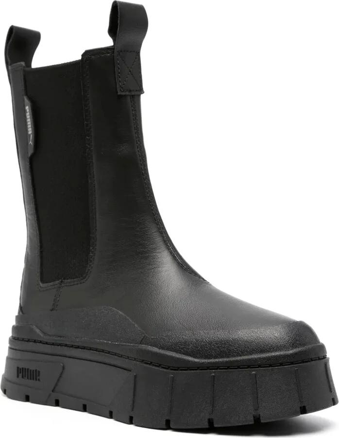 Mayze Stack 50mm leather Chelsea boots - Image 2