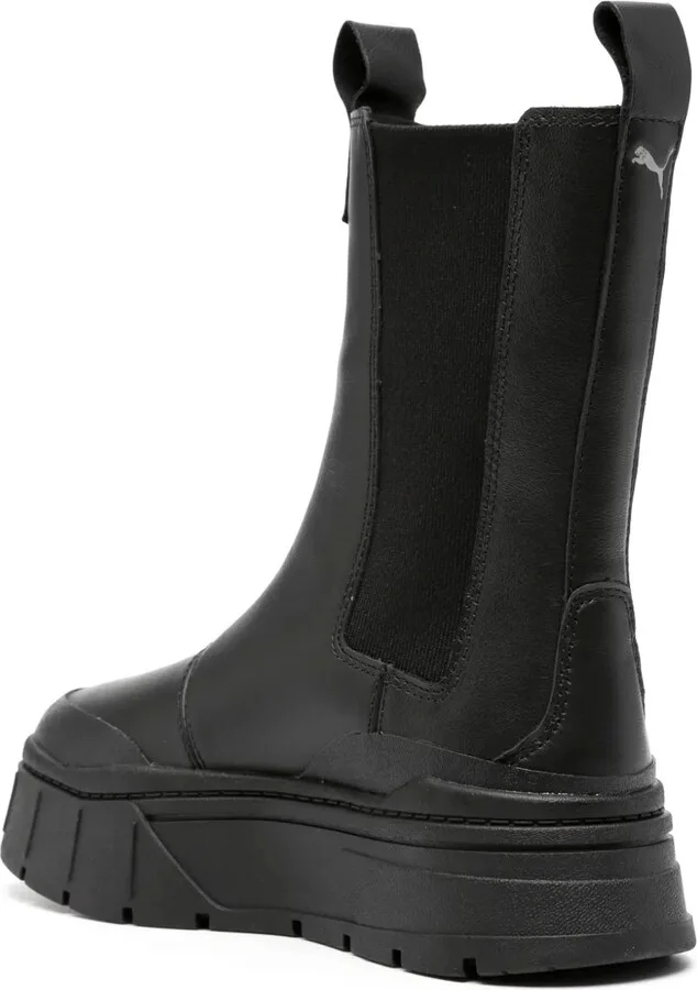 Mayze Stack 50mm leather Chelsea boots - Image 3