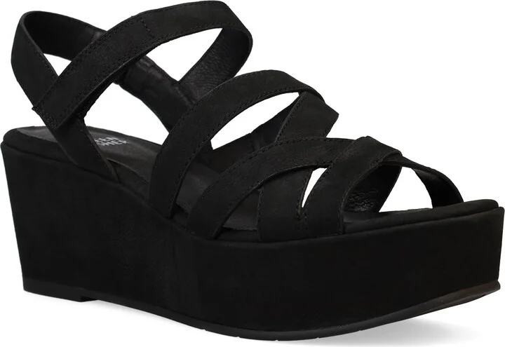 Mazy Slingback Platform Wedge Sandal