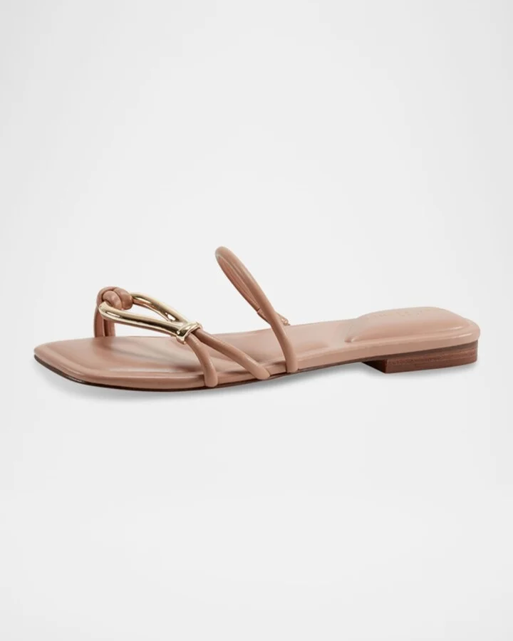 Mazza Tubular Knot Ornament Slide Sandals - Image 3
