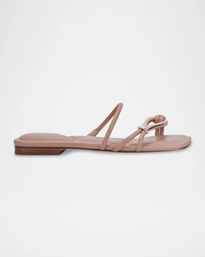 Mazza Tubular Knot Ornament Slide Sandals