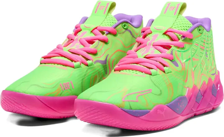 MB.01 Inverse Toxic "Purple Glimmer/Knockout Pink-Green" sneakers - Image 2