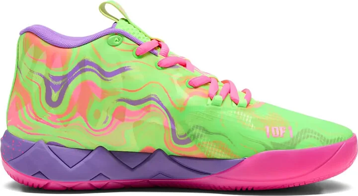 MB.01 Inverse Toxic "Purple Glimmer/Knockout Pink-Green" sneakers