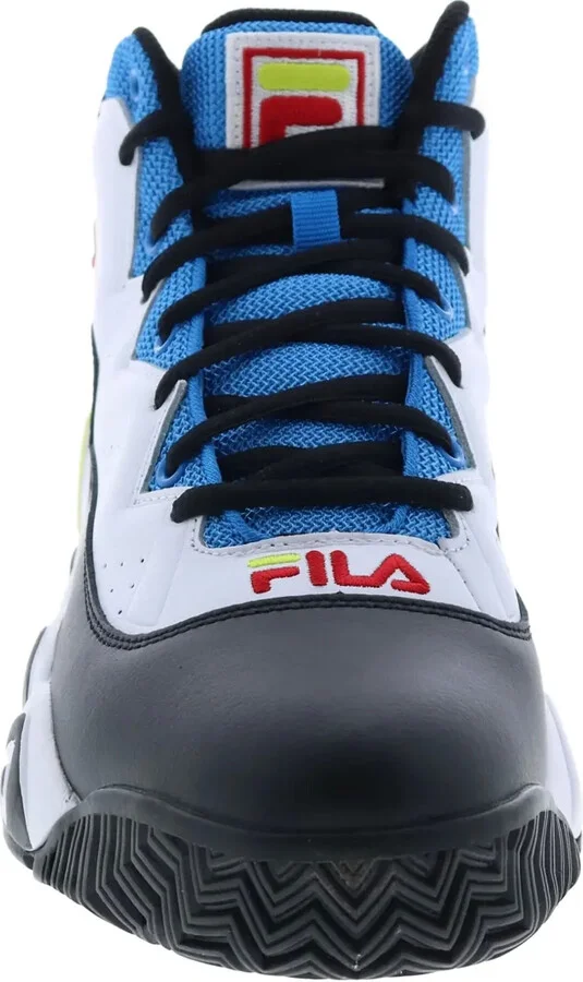 MB Jamal Mashburn "White/Black/Electric Blue" sneakers - Image 3
