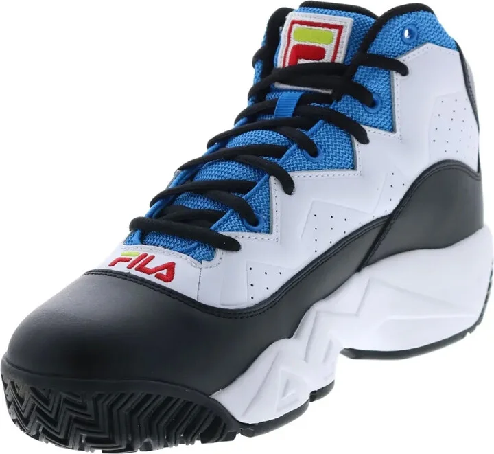 MB Jamal Mashburn "White/Black/Electric Blue" sneakers - Image 5