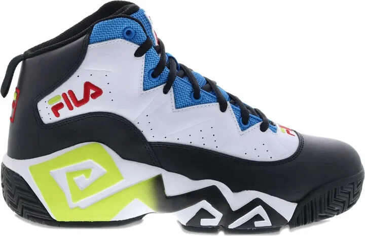 MB Jamal Mashburn "White/Black/Electric Blue" sneakers