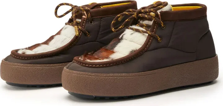Mb Ltrack Wallaby Mid Pony Brown/Cow Print - Image 4
