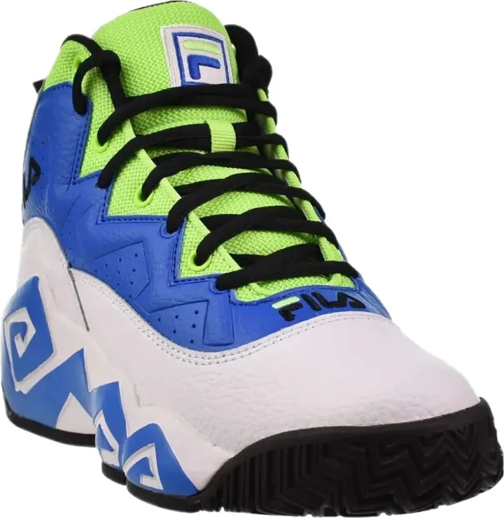 MB "White/Electric Blue/Green Gecko" sneakers - Image 2