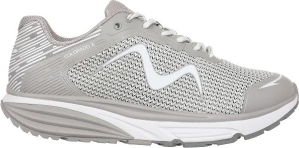 MBT Men's Colorado X in White/Gray ,