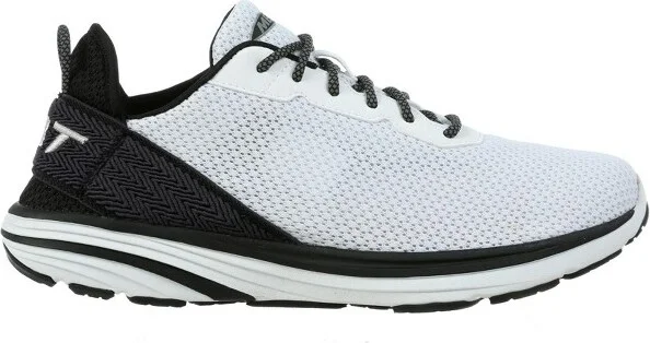 MBT Men's Gadi Black/White Walking Sneakers,