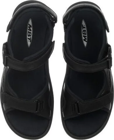 MBT Men's Kisumu 3S Black Sandals, - Image 2