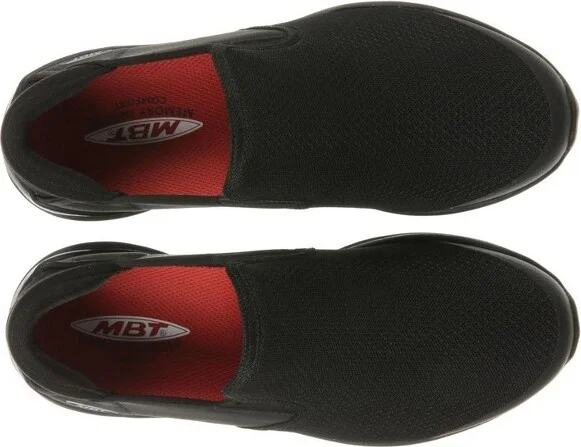 MBT Men's Modena II Black/Black Slip Ons, - Image 2
