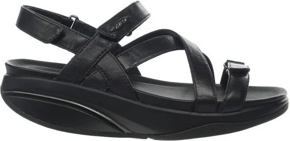 MBT Women's Kiburi Black Dress Sandals, - Image 4