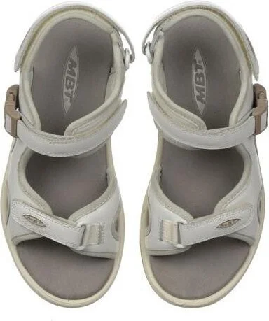 MBT Women's Kisumu 3S White Sandals, - Image 3
