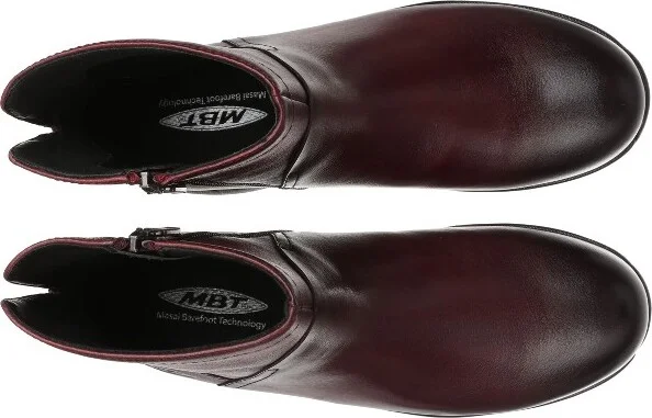 MBT Women's Manchester Boot in Red Dahila, - Image 4