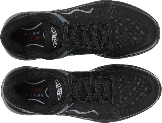 MBT Women's MTR-100 II Lace Up in Black/black Soles , - Image 2