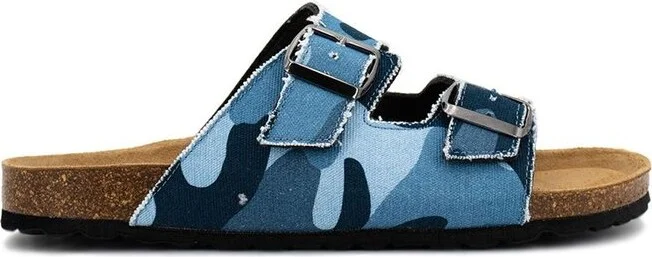 Mc2 Saint Barth Distressed Denim Sandals