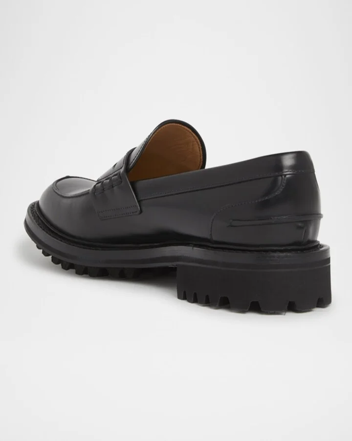 McFie Leather Lug-Sole Penny Loafers - Image 3