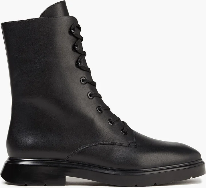 Mckenzee leather combat boots