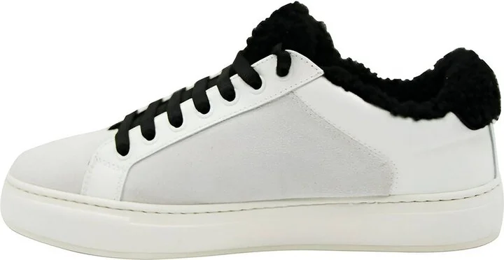 Mcm Canvas & Shearling Sneaker - Image 2