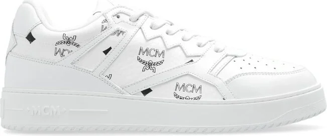 MCM Neo Derby Visetos Lace-Up Sneakers