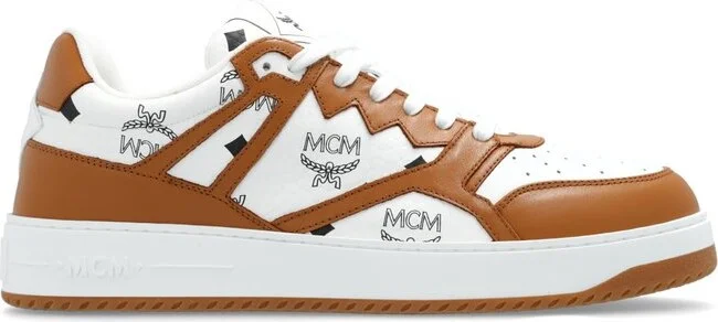 MCM Neo Derby Visetos Lace-Up Sneakers