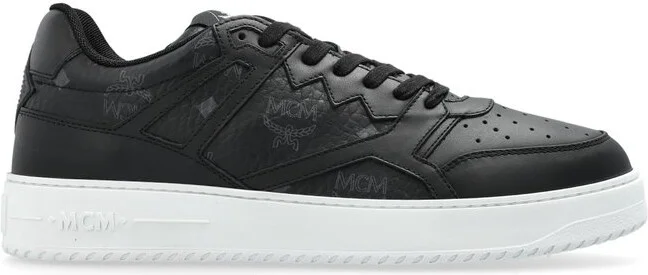 MCM Neo Derby Visetos Lace-Up Sneakers