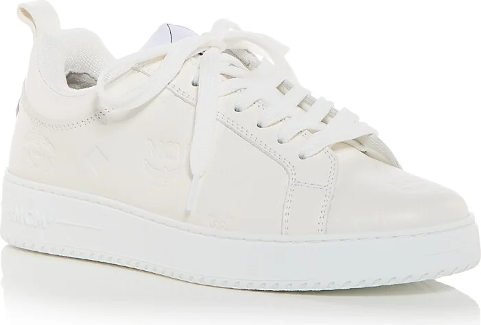 Mcm Women's Neo Derby Visetos Low Top Sneakers