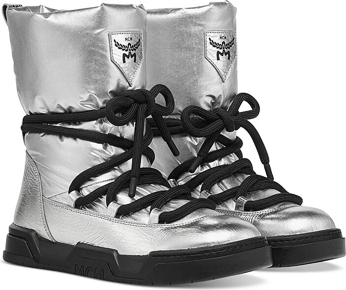 Mcm Women's Skyward Woven Ankle Boots