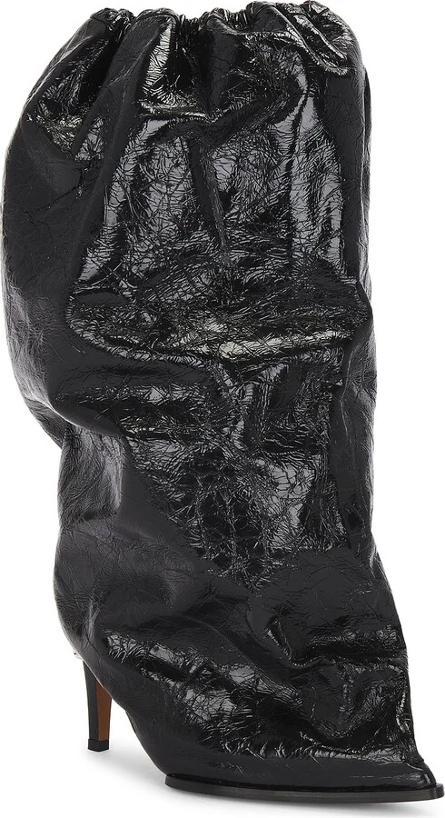 McQueen Bag Boots in Black - Image 2