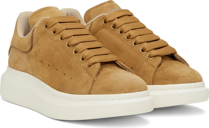 McQueen Beige Oversized Sneakers - Image 4