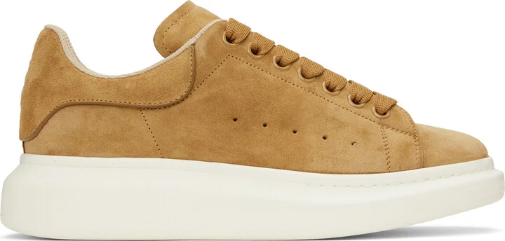 McQueen Beige Oversized Sneakers