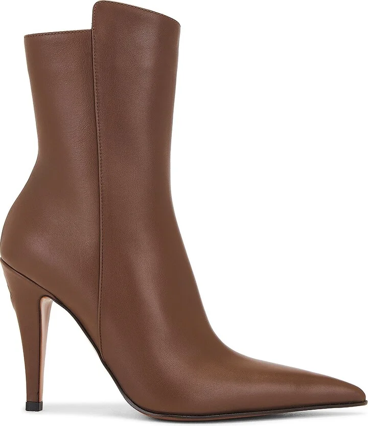 McQueen Birdee Bootie in Chocolate