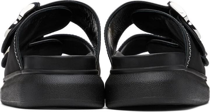 McQueen Black Hybrid Slide Sandals - Image 2