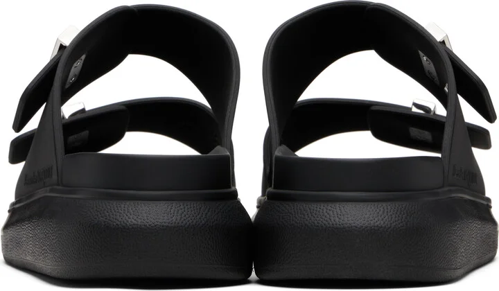 McQueen Black Hybrid Slides - Image 2