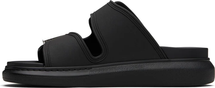McQueen Black Hybrid Slides - Image 3