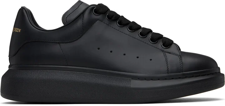 McQueen Black Oversized Sneakers